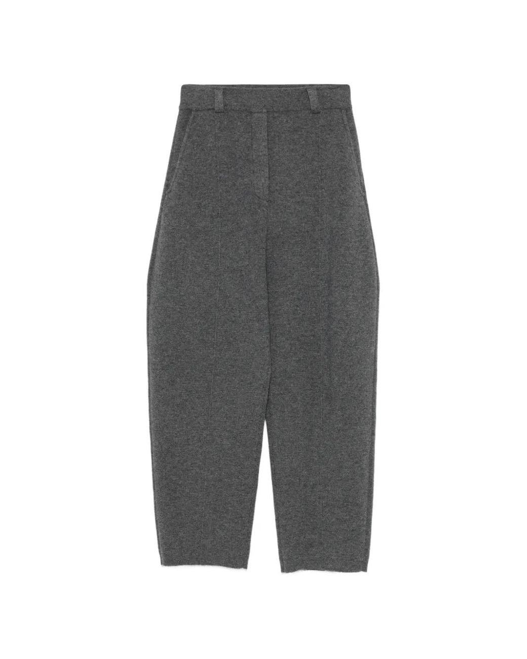 Lisa Yang Gray Wrenda Tapered Trousers