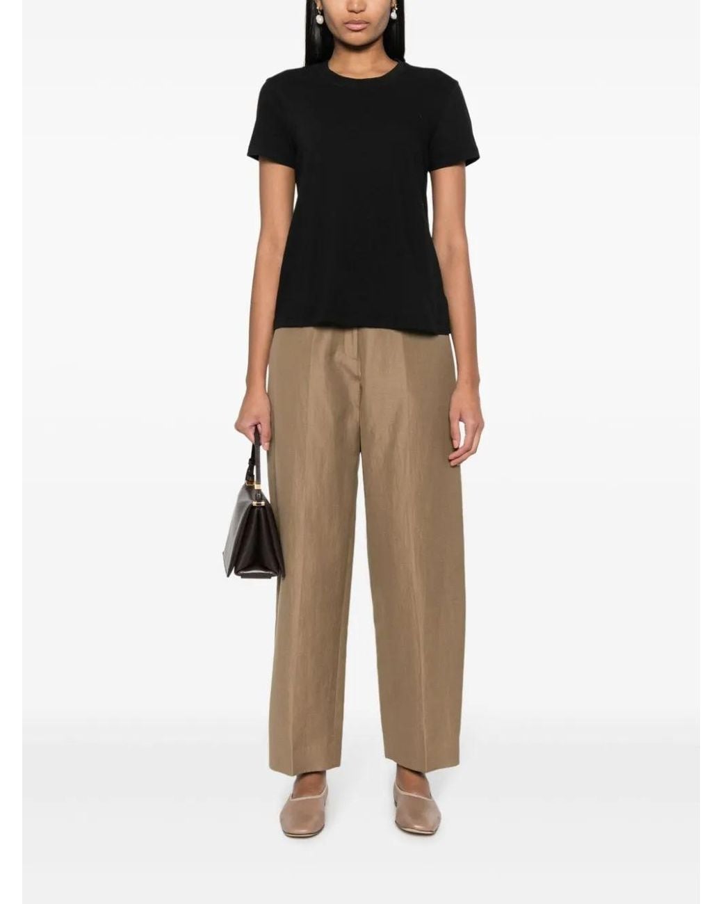 James Perse Black Crew Neck T-Shirt