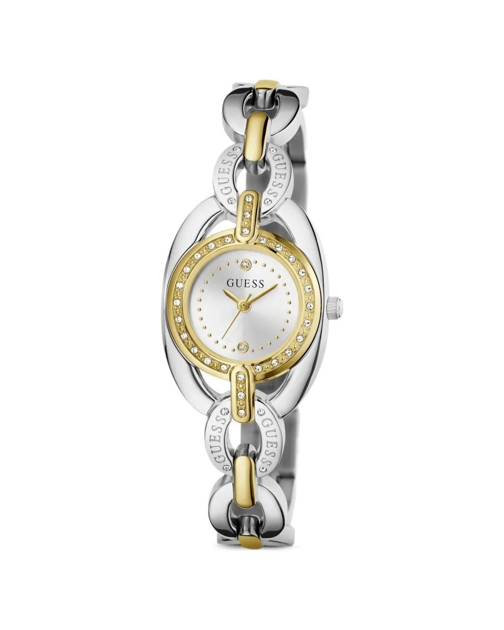 Guess Metallic Logo-Print 26Mm Watch