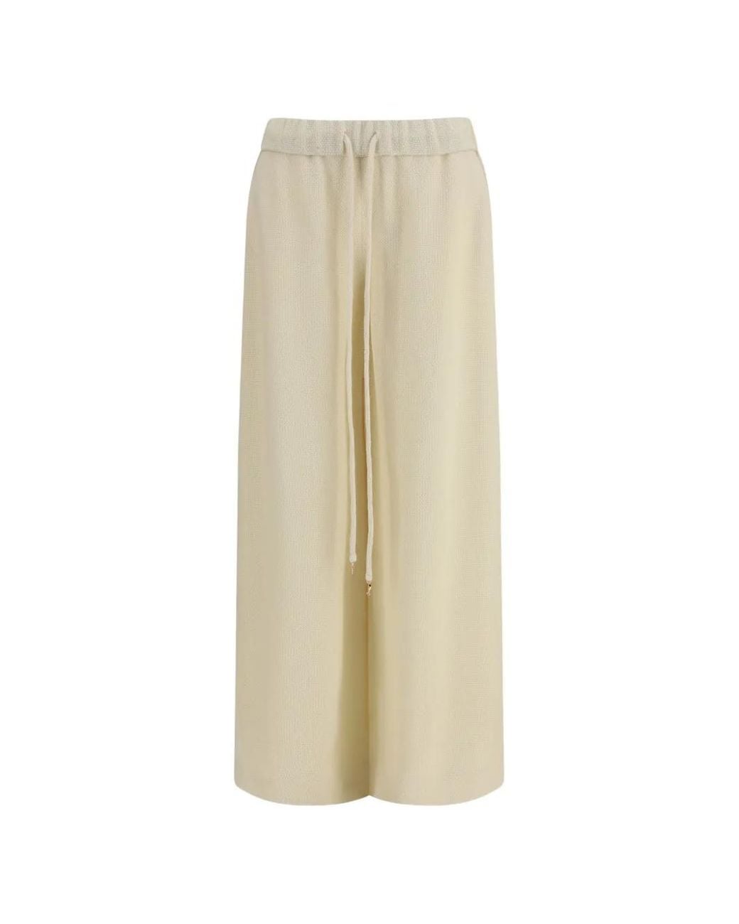 Gabriela Hearst Natural Gelos Drawstring-Fastening Trousers