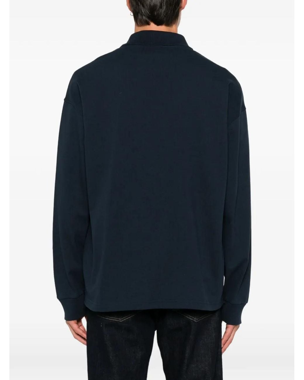 A.P.C. Poloshirt Met Logoprint in het Blue voor heren