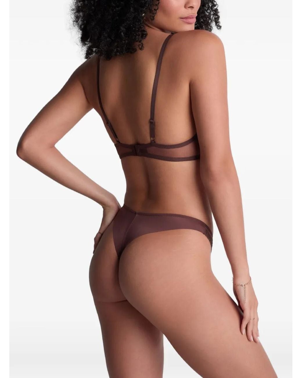 Aubade Sheer Emotion String in het Purple