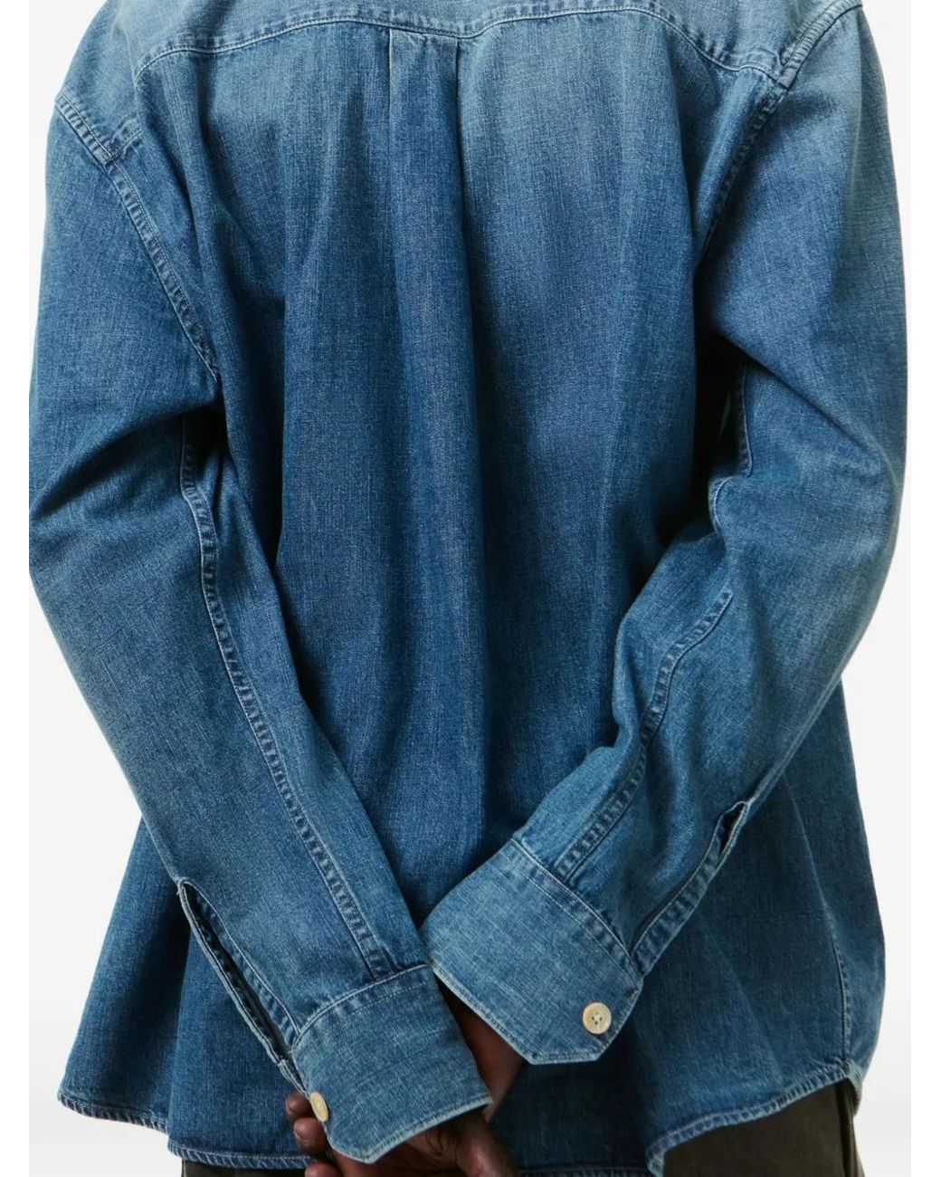 Our Legacy Blue Above Shirt for men
