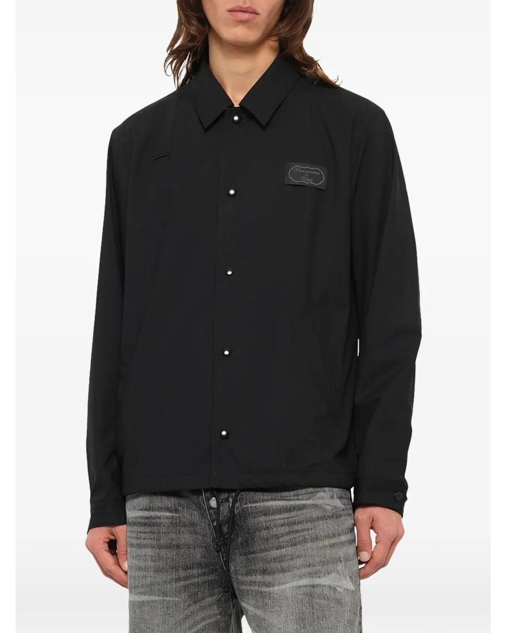 Undercover Black Ism For Rebels Coach Jacket for men