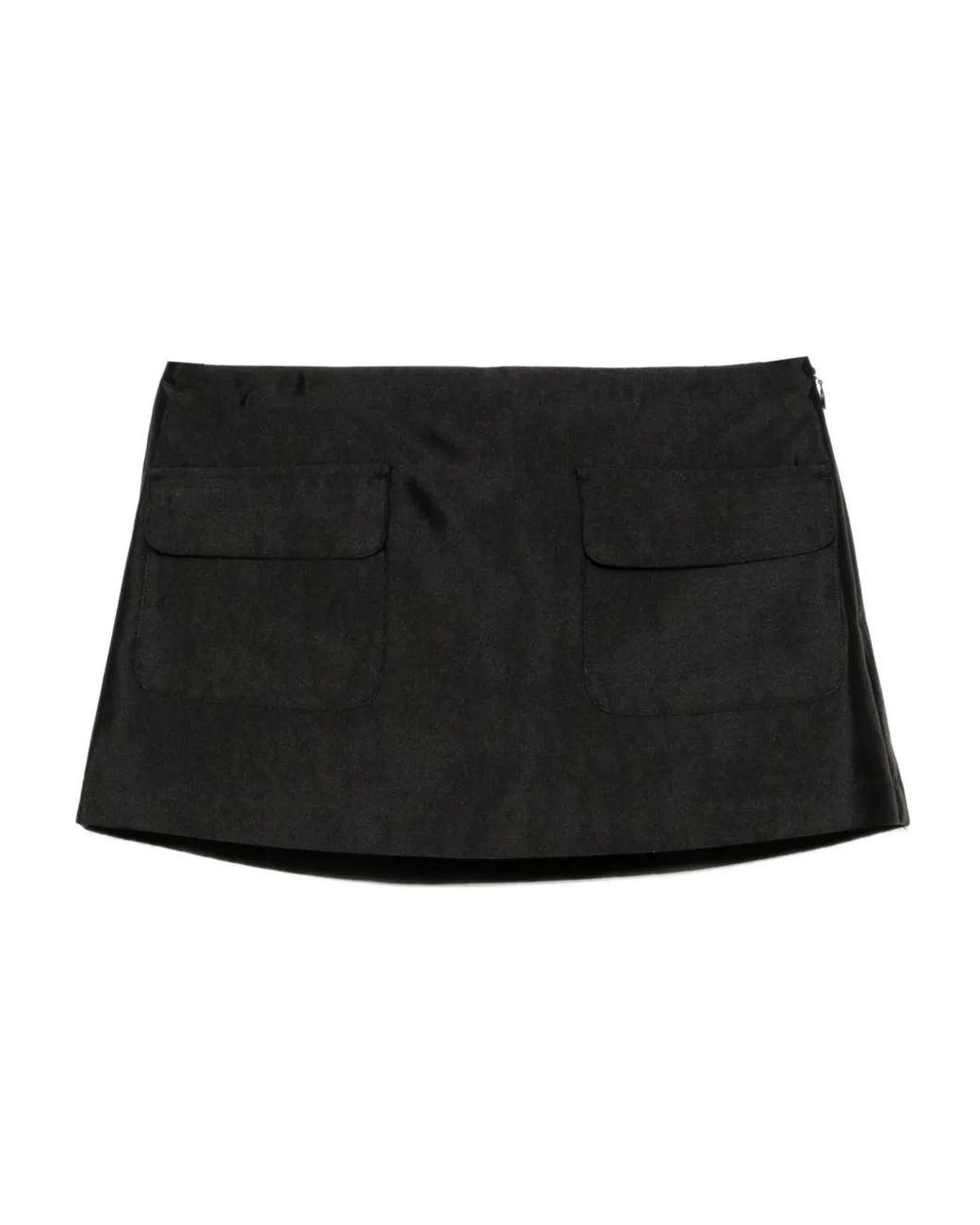 Reformation Black Calloway Skorts