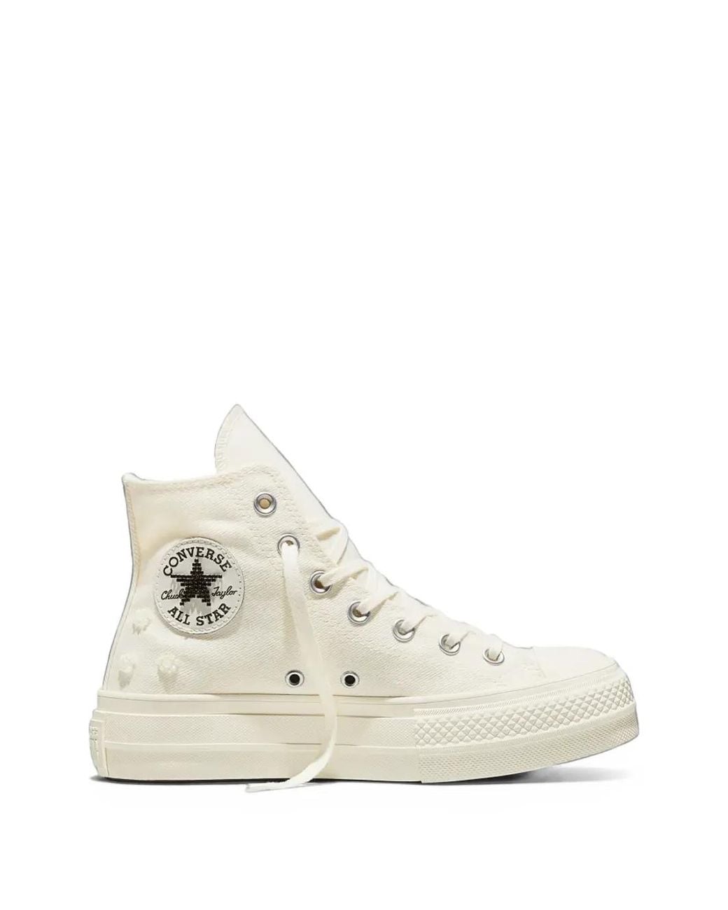 Converse White Chuck Taylor All Star Lace-Up Sneakers
