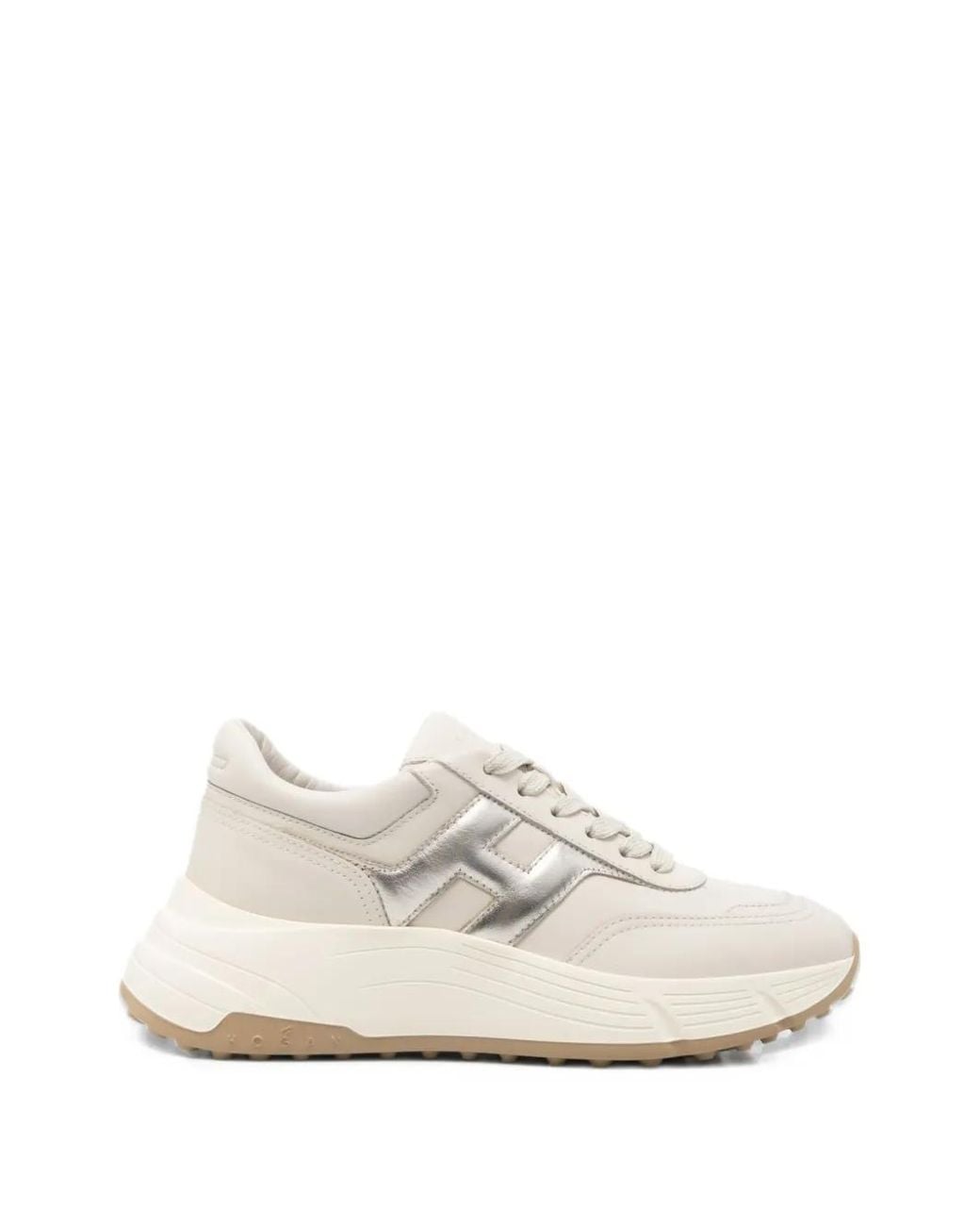 Hogan White Hi-Fi Sneakers