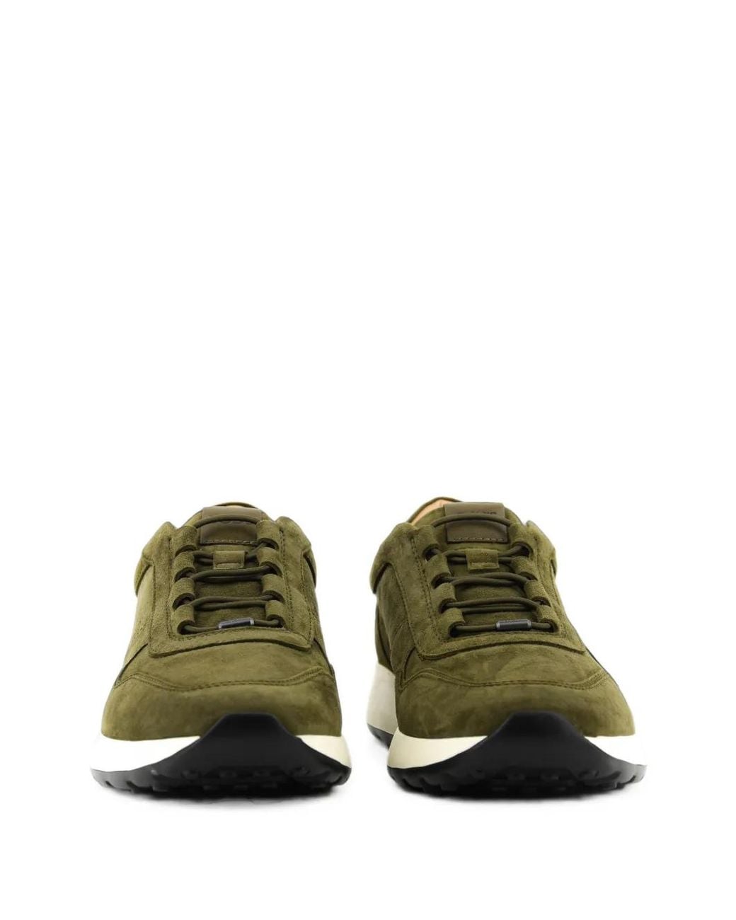 Tod's Green Pashmy Suede Sneakers for men