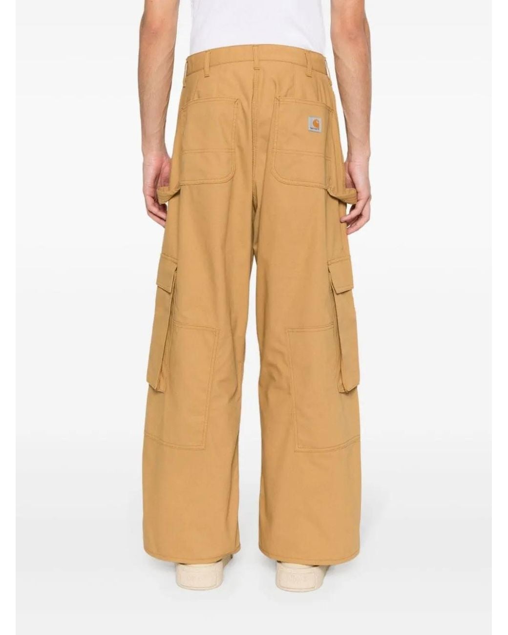 Junya Watanabe Yellow X Carhartt Panelled Cargo Trousers for men