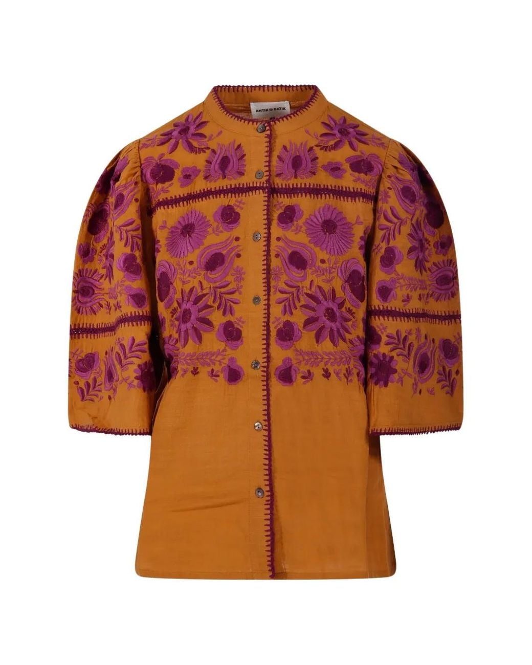 Antik Batik Red Matias Blouse