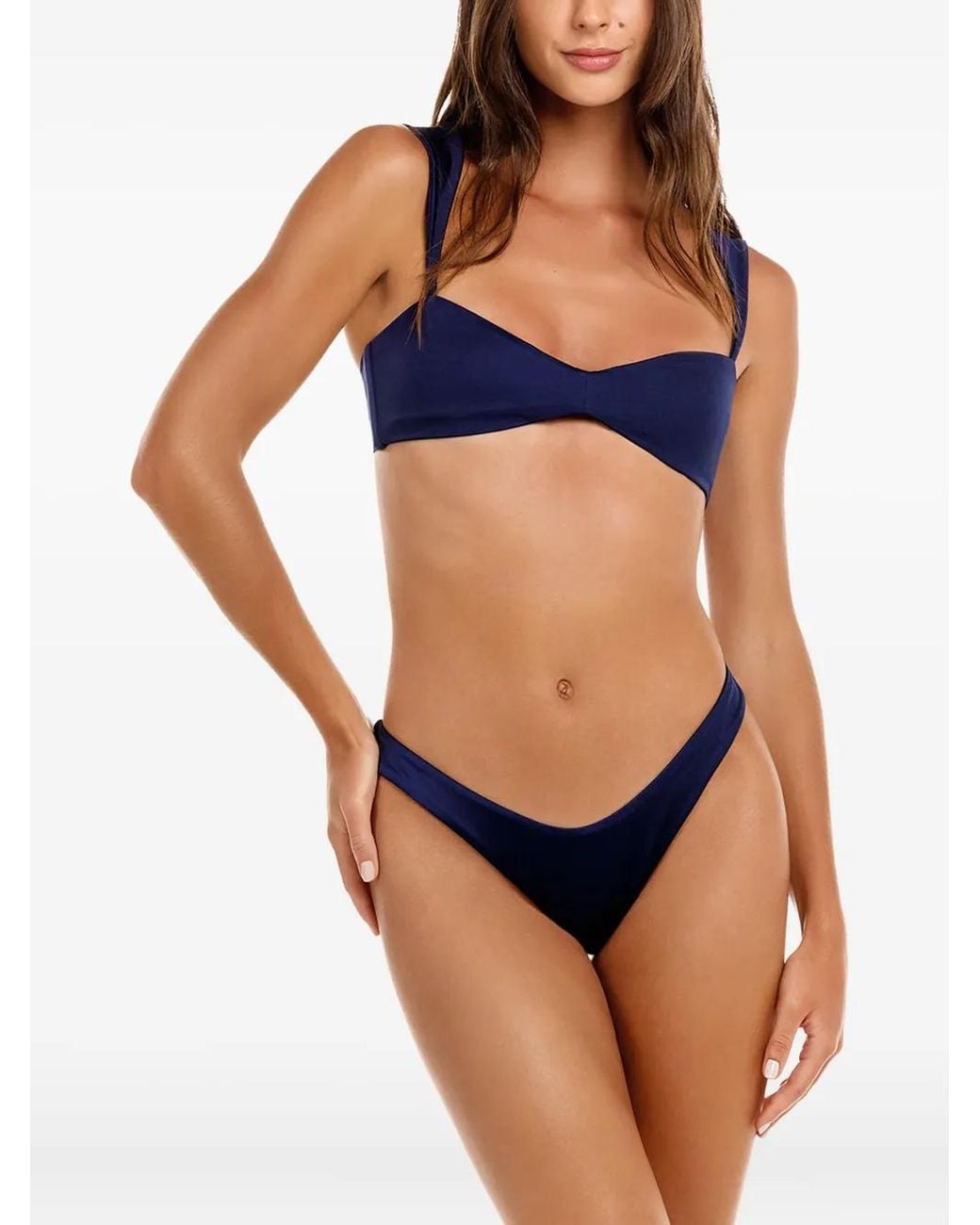 Agua Bendita Blue Fiore Bikini Top