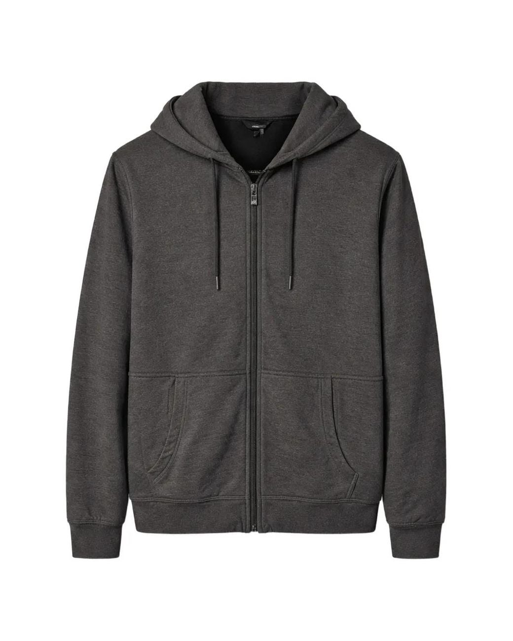 Tombolini Black Hoodie À Fermeture Zippée for men