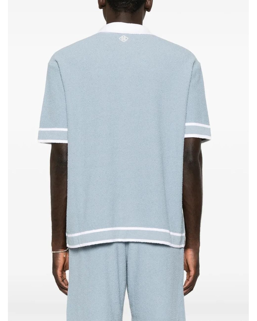 CHE Armando Gebreid Overhemd in het Blue voor heren