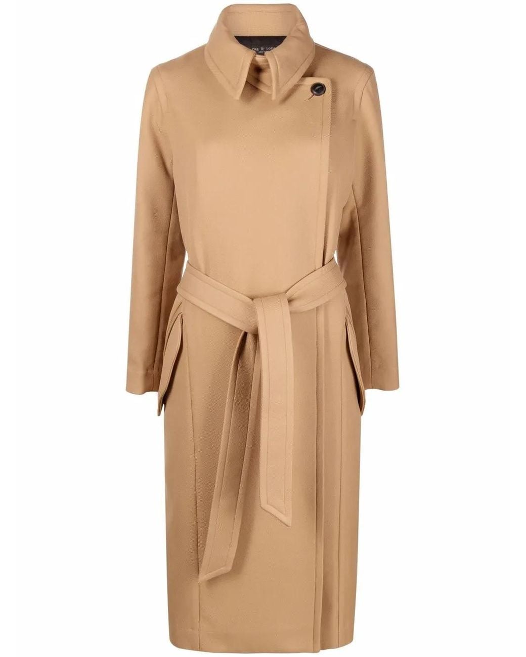 Rag & Bone Natural Amber Belted Trench Coat