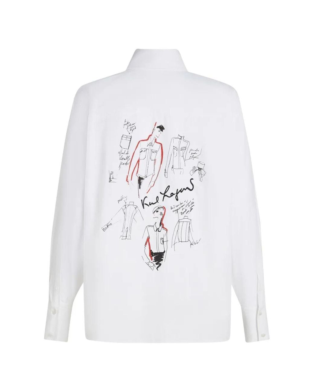 Karl Lagerfeld White Karl Series Poplin Shirt