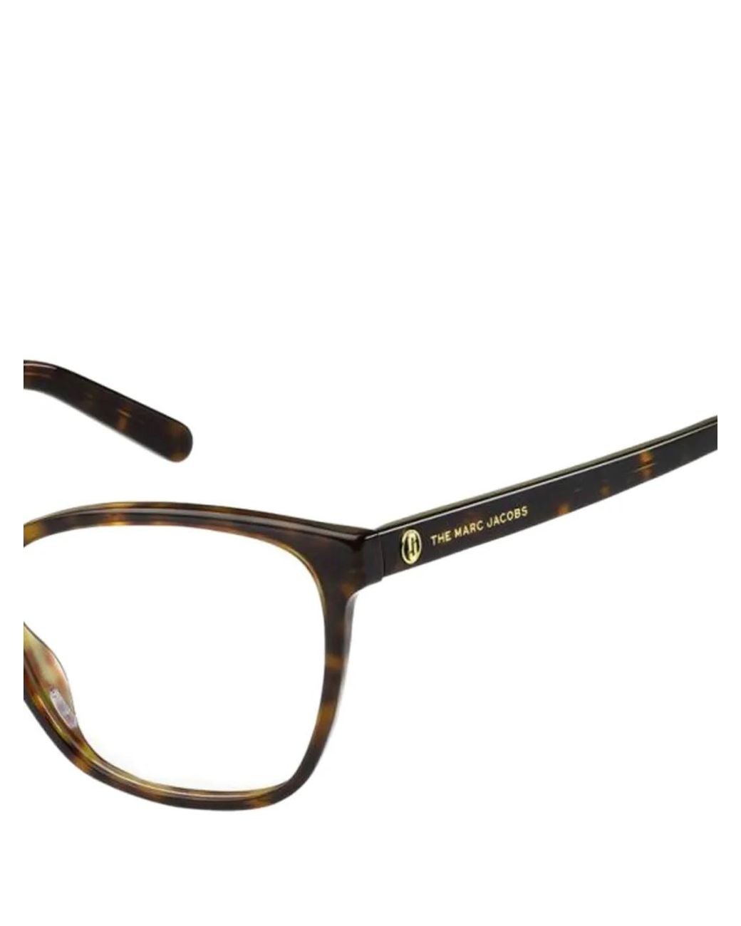 Marc Jacobs Brown Lunettes De Vue À Monture Papillon