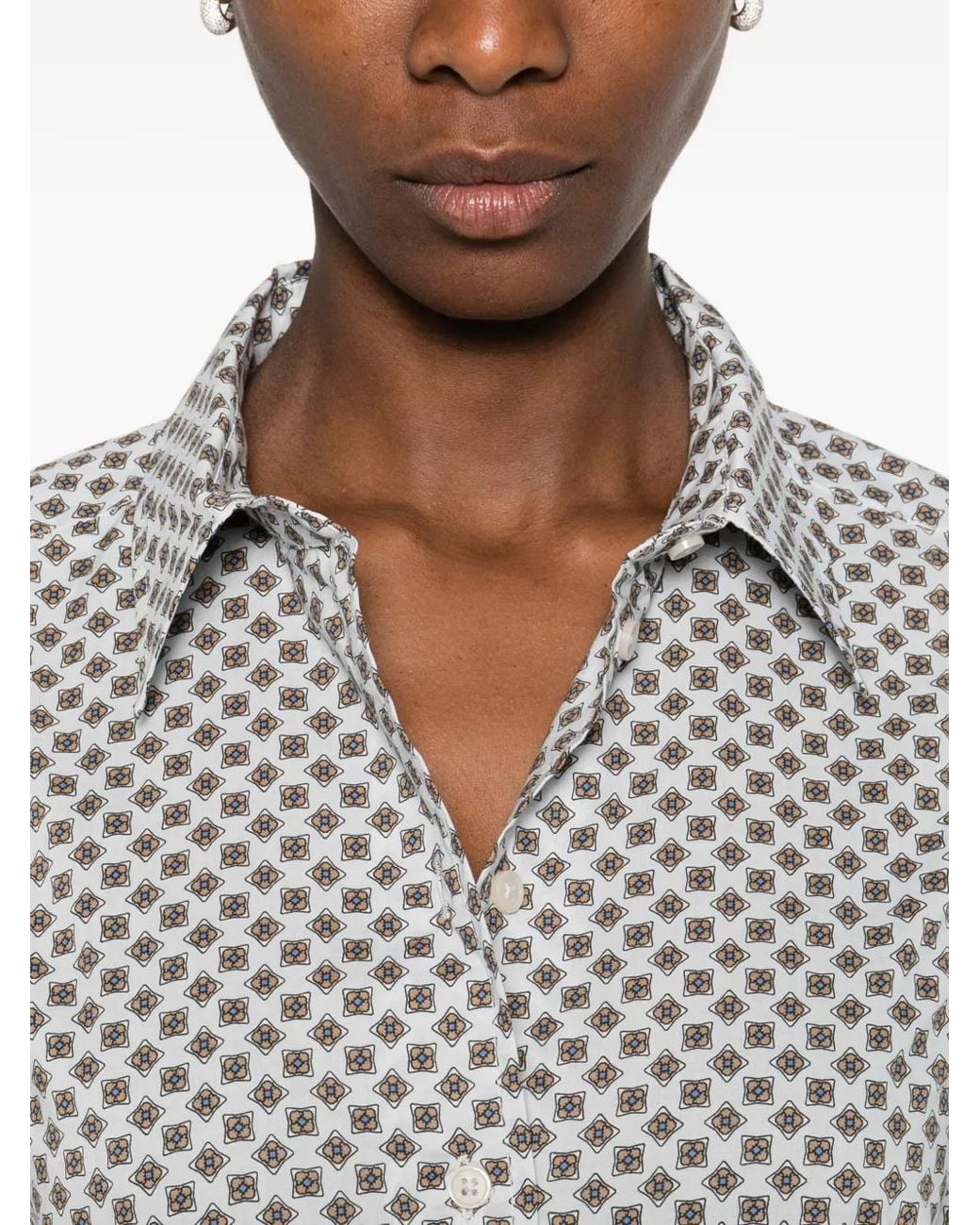 Camisa Con Motivo Marc O' Polo de color White