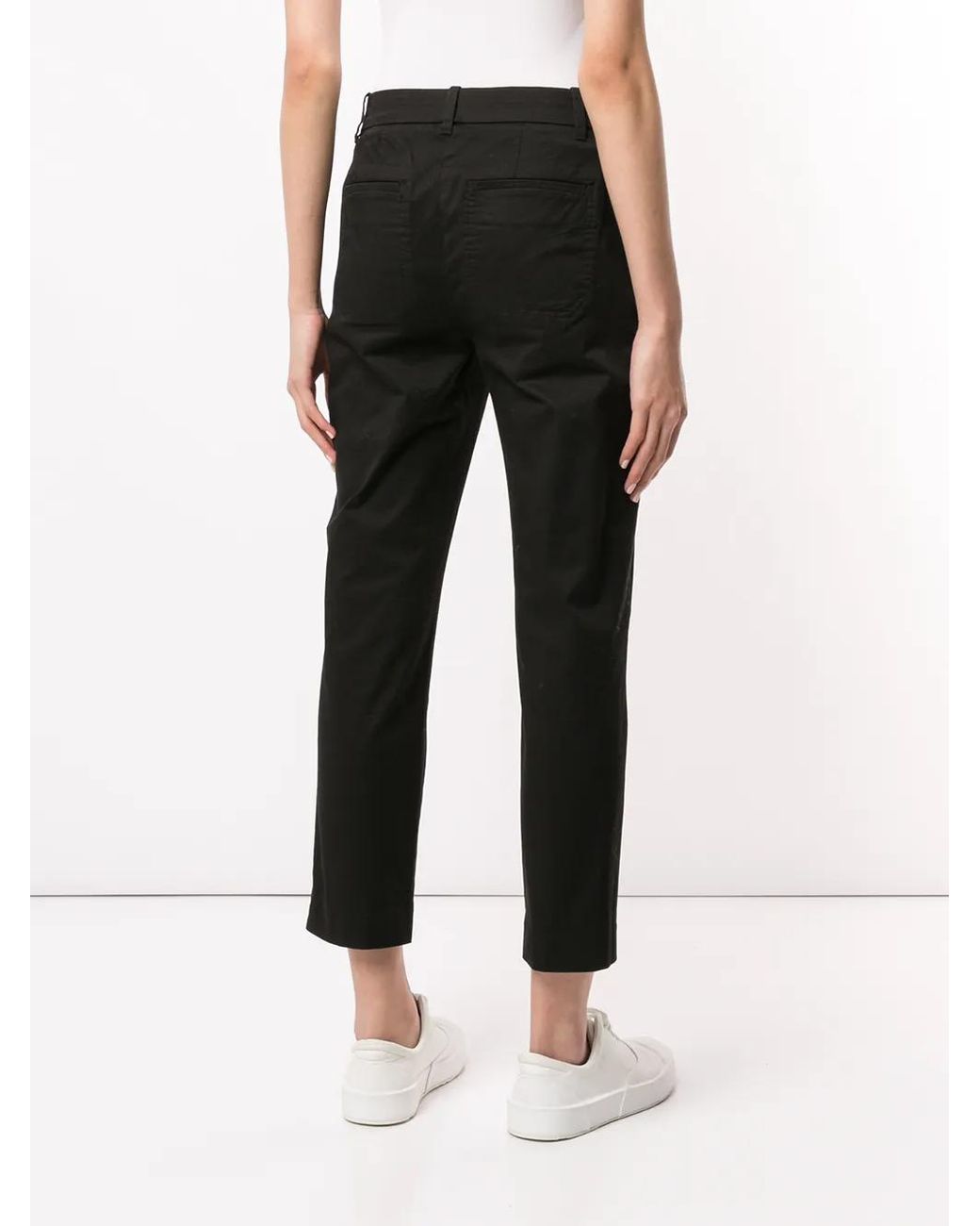 Vince Black Slim-Fit Chino Trousers