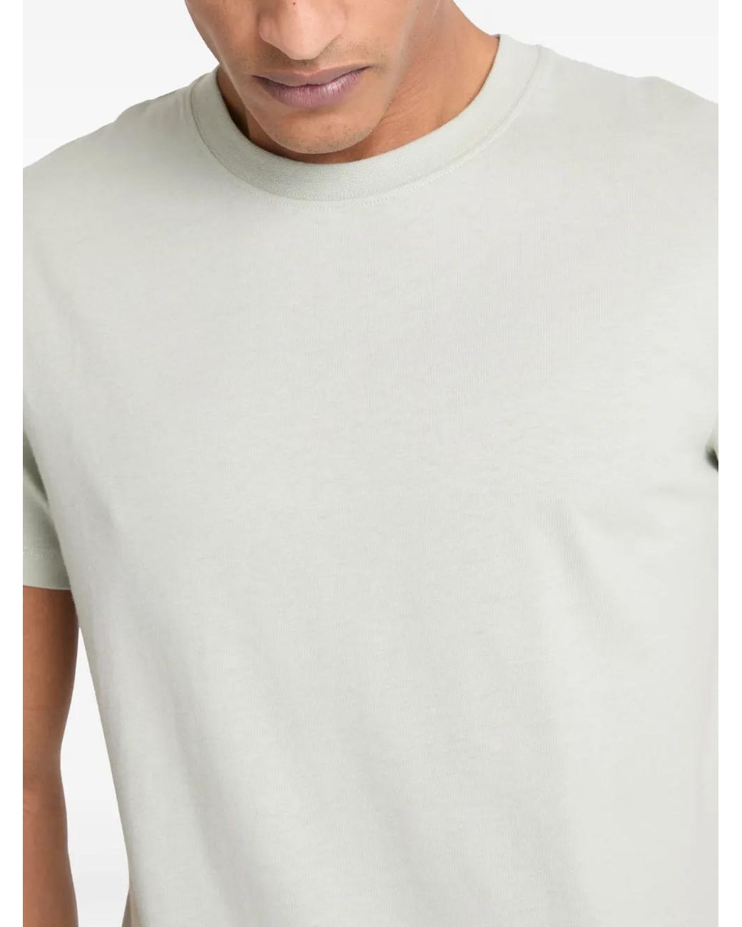 Yves Salomon White Cashmere-Blend T-Shirt for men