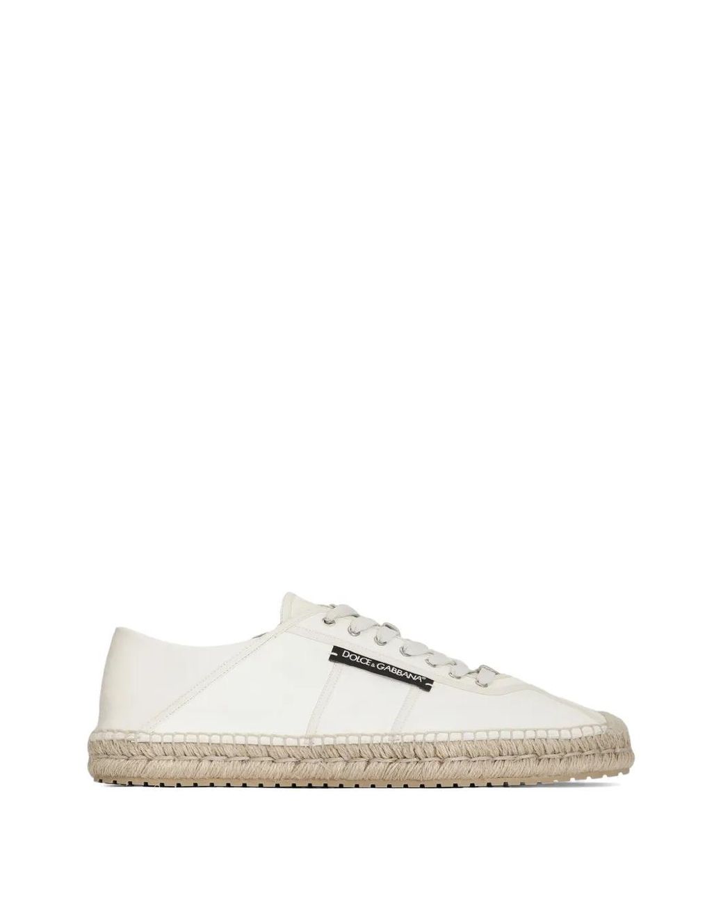 Dolce & Gabbana White Espadrilles for men