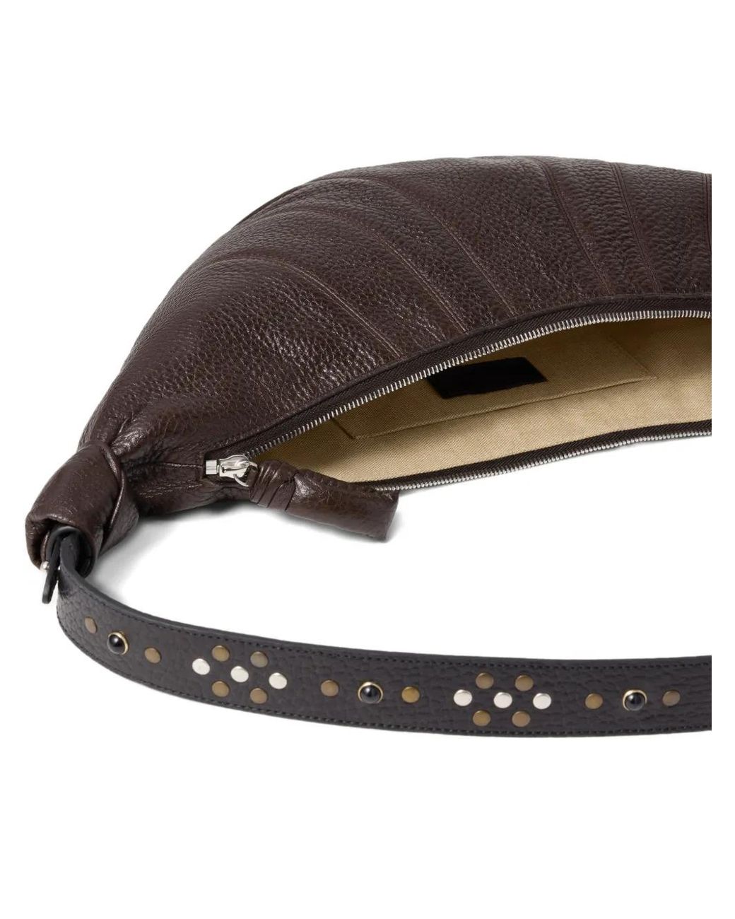 Lemaire Metallic Western Studs Medium Croissant Bag