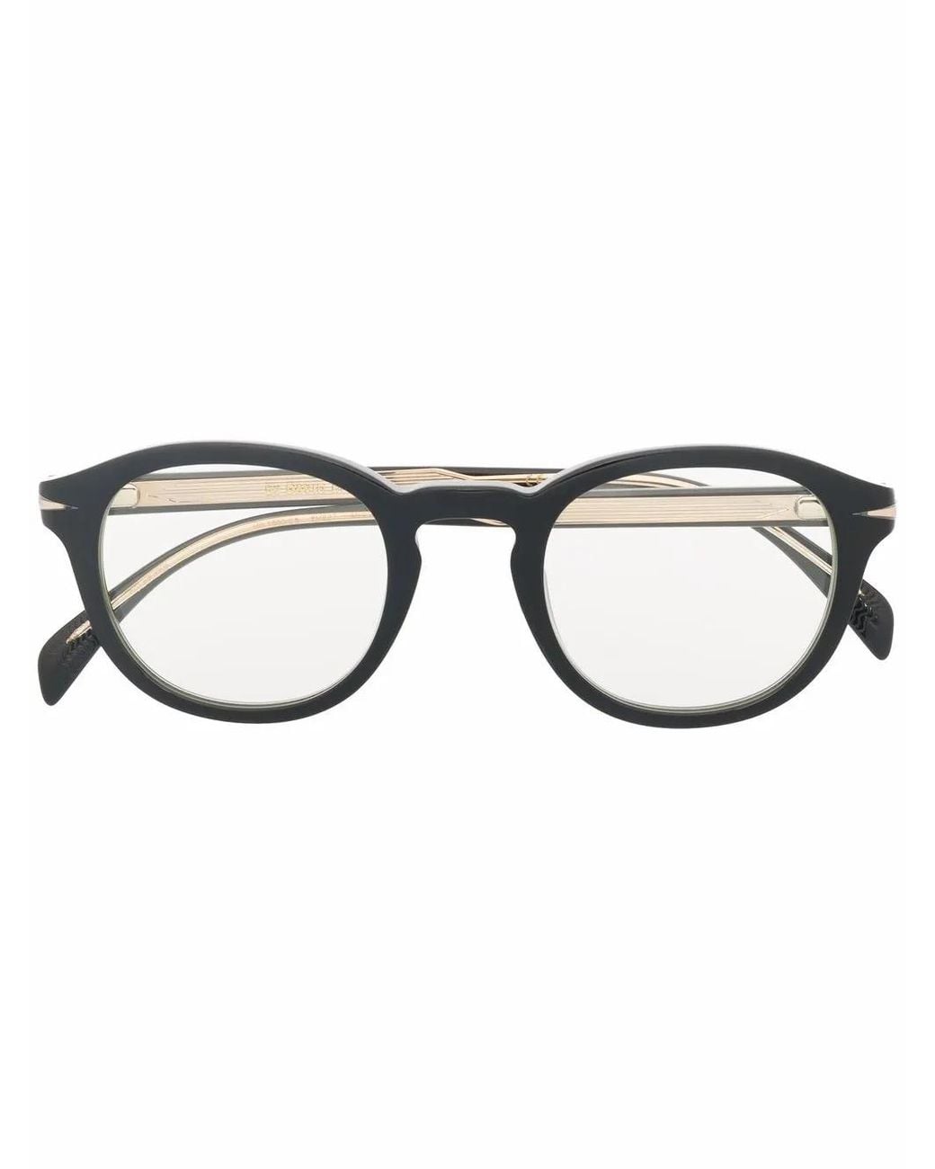 Occhiali Tondi di David Beckham in Brown da Uomo