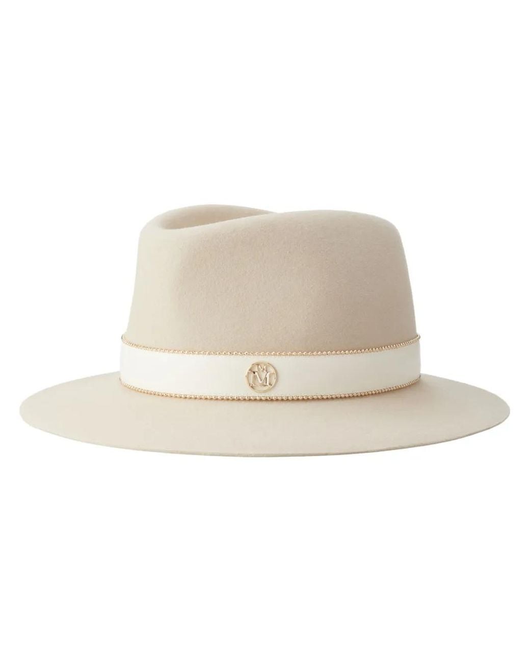 Maison Michel Natural Andre Fedora Hat