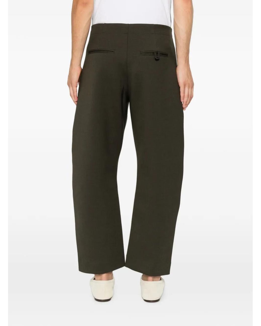 Jacquemus Green Side-Pockets Trousers for men