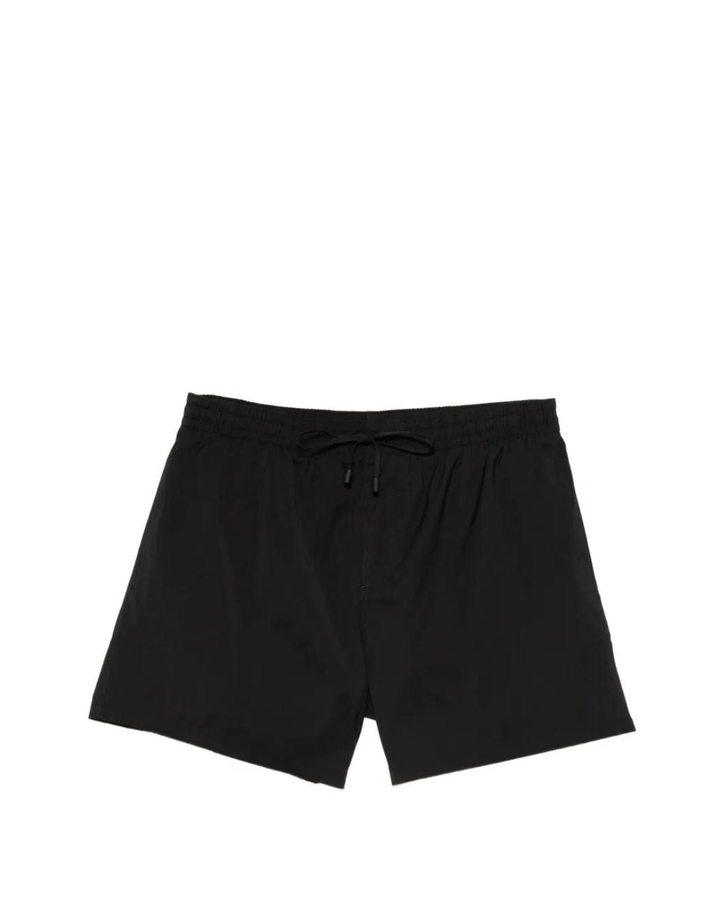 Balmain Black Drawstring-Fastening Swim Shorts for men