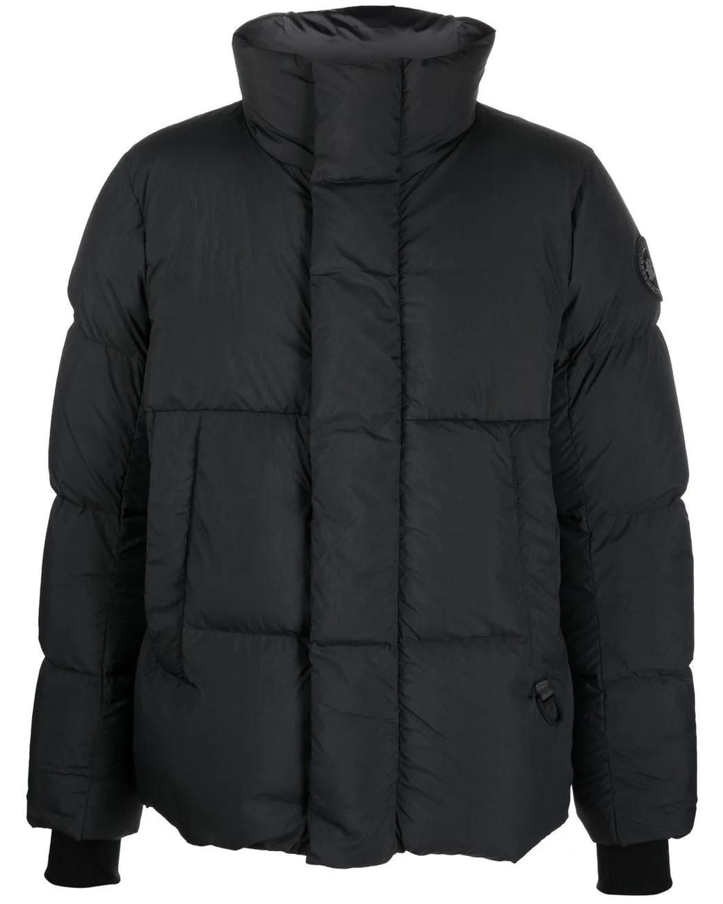Canada Goose Black Everett Funnel-Neck Padded Jacket for men