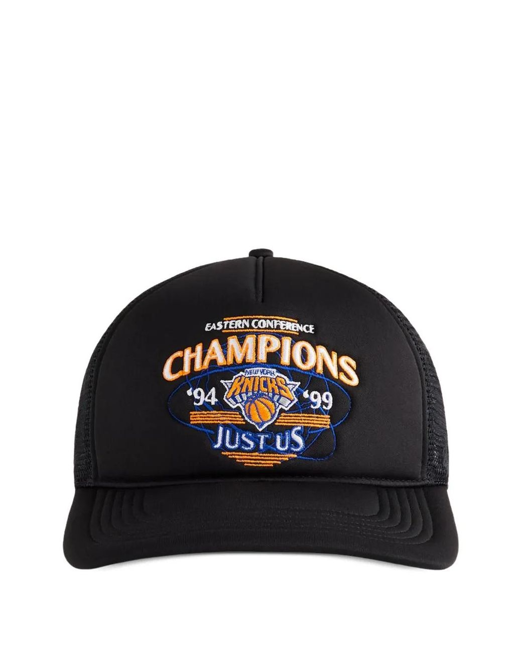 Kith Black New York Knicks Trucker Cap for men