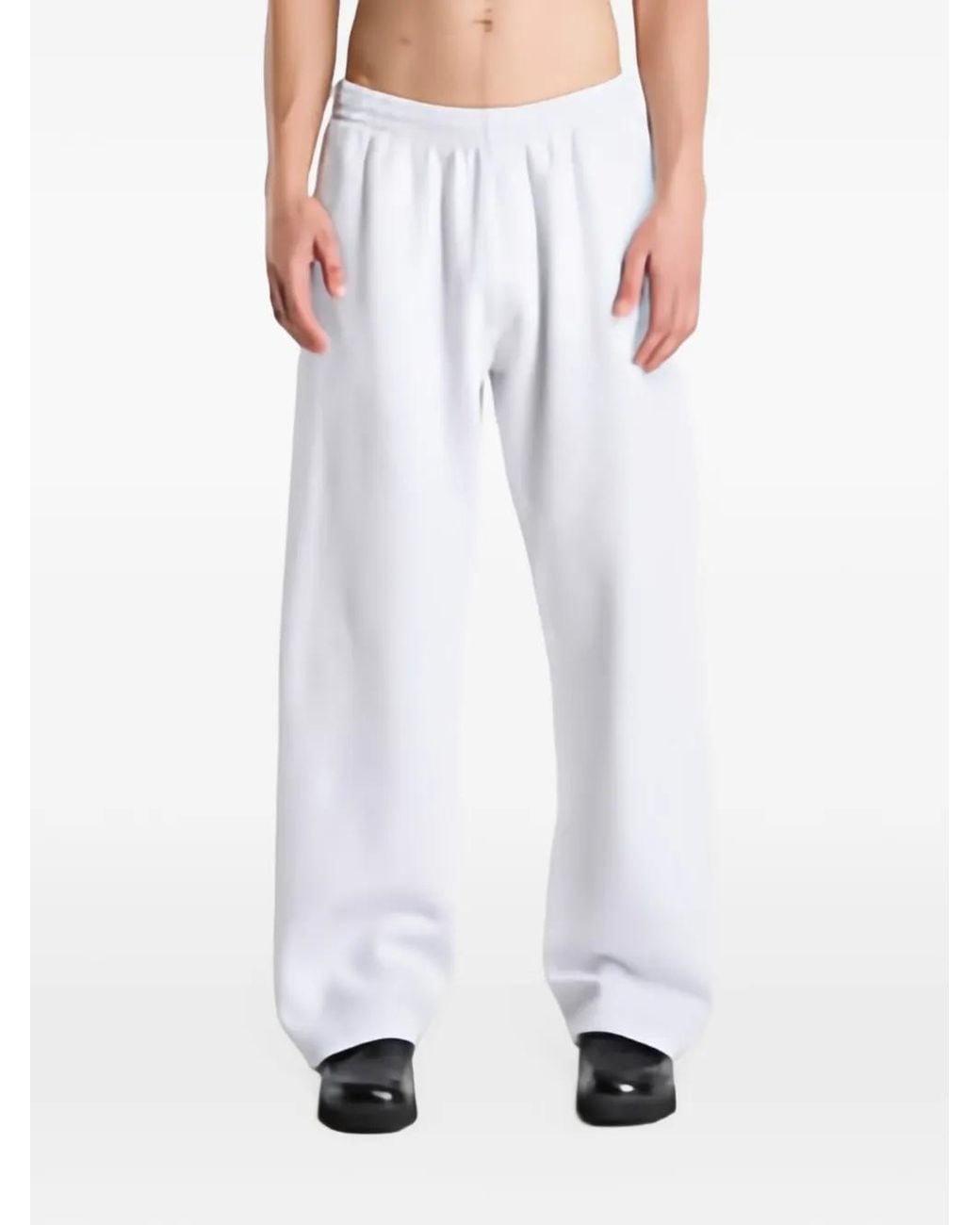 Sporty & Rich White X Juicy Couture Elasticated-Waistband Track Pants