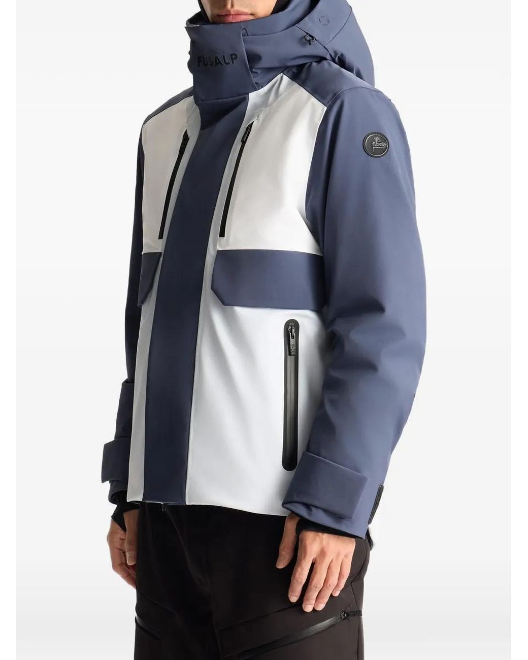 Fusalp Blue John Colour-Block Ski Jacket for men