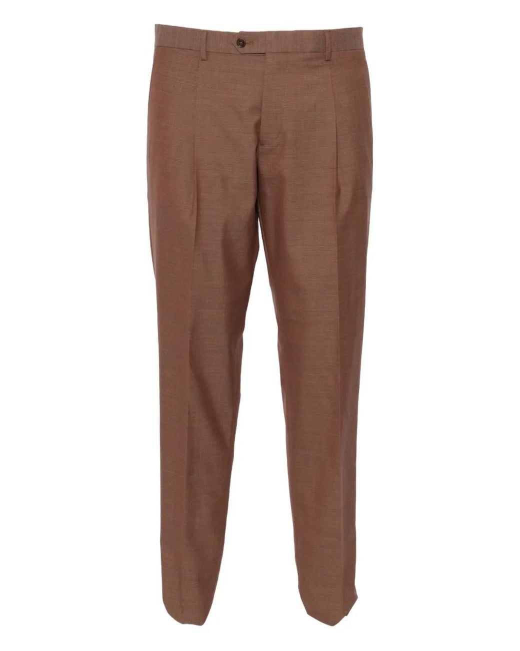 Brera Orologi Brown Double-Breasted Patch-Pocket Suit for men
