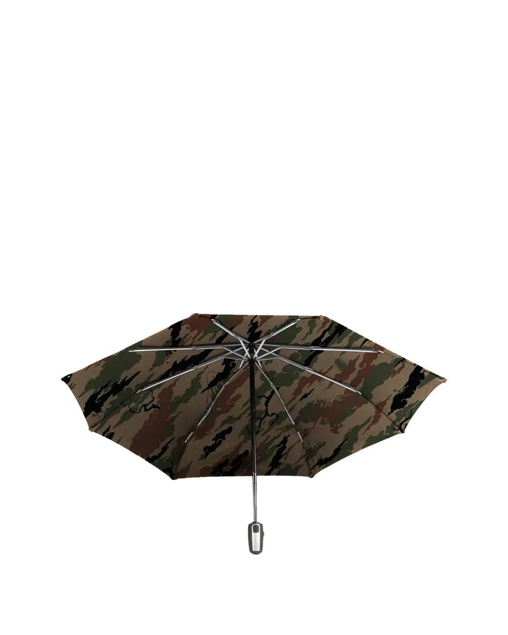 Maharishi Brown Senz Camo-Print Logo-Print Umbrella
