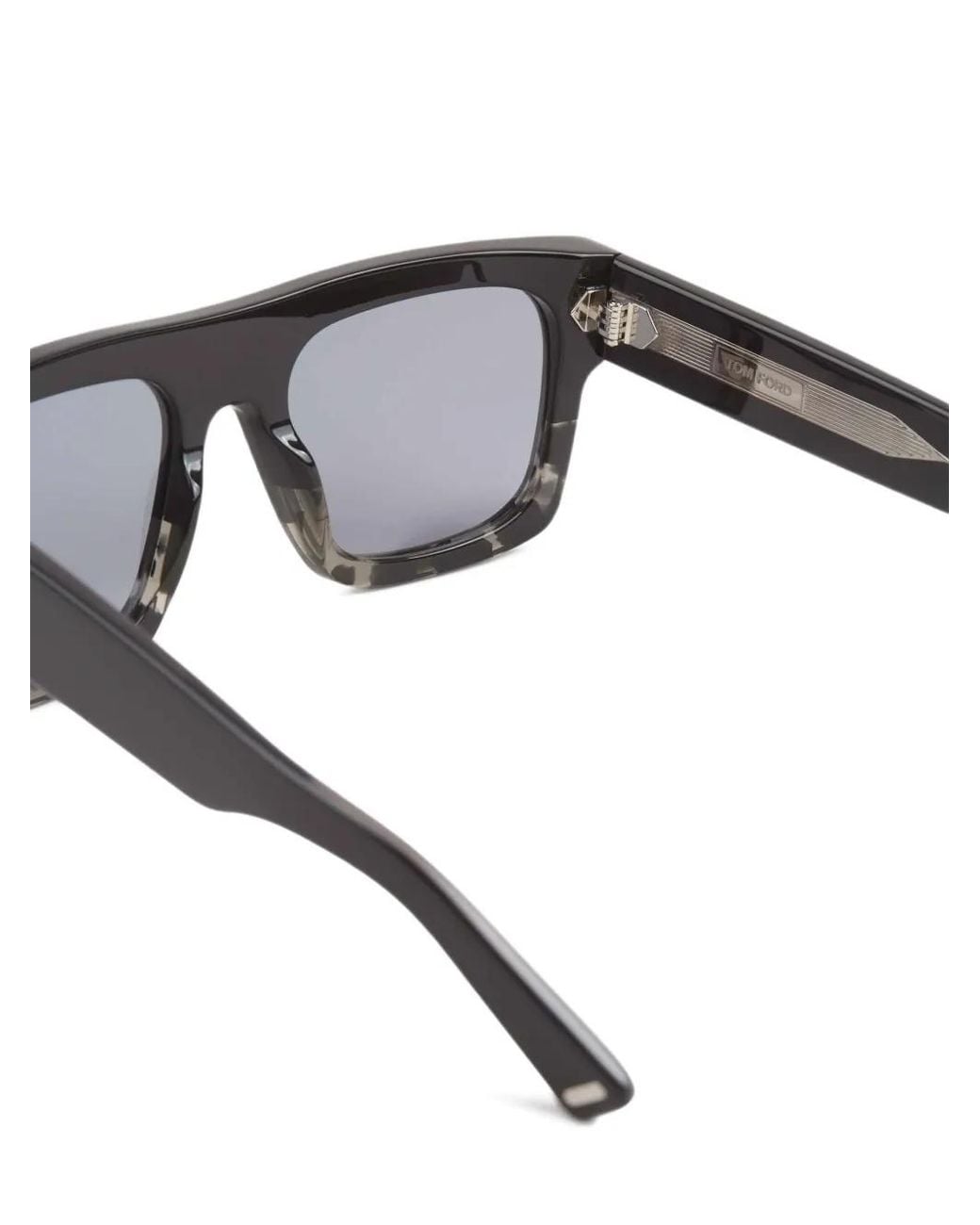 Tom Ford Gray Icon Square Sunglasses for men