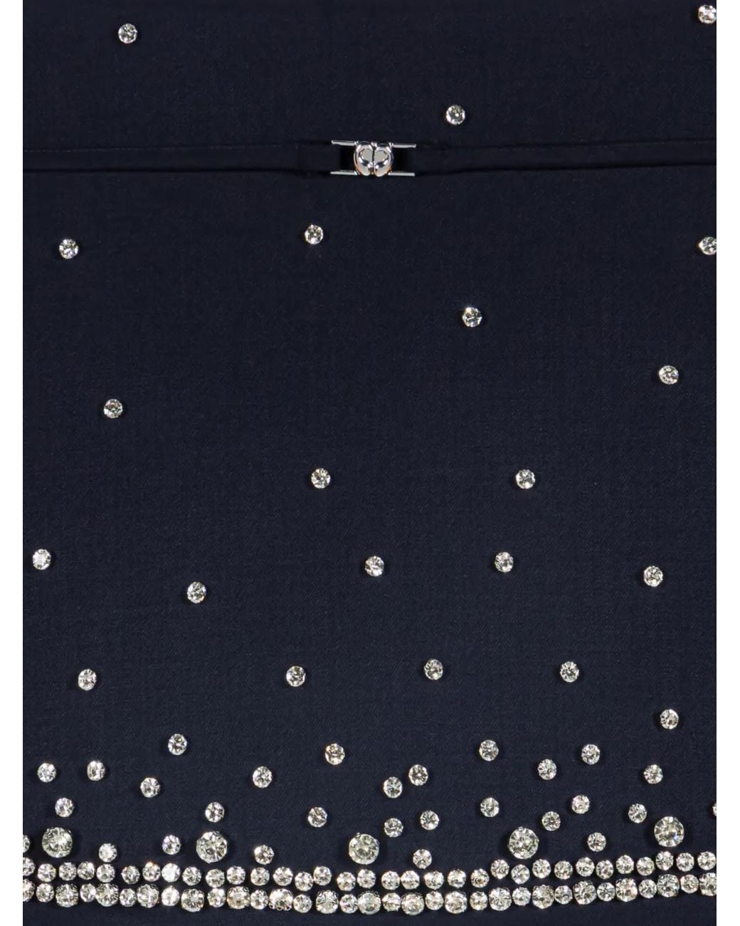 Maje Black Jarmand Pleated-Design Buckle-Detail Midi Skirt