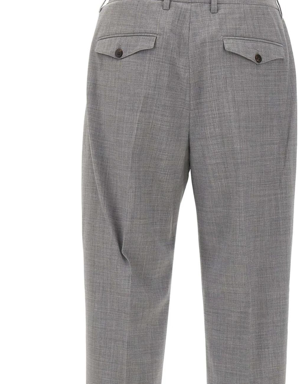 Devore Hose Mit Bundfalten in Gray für Herren