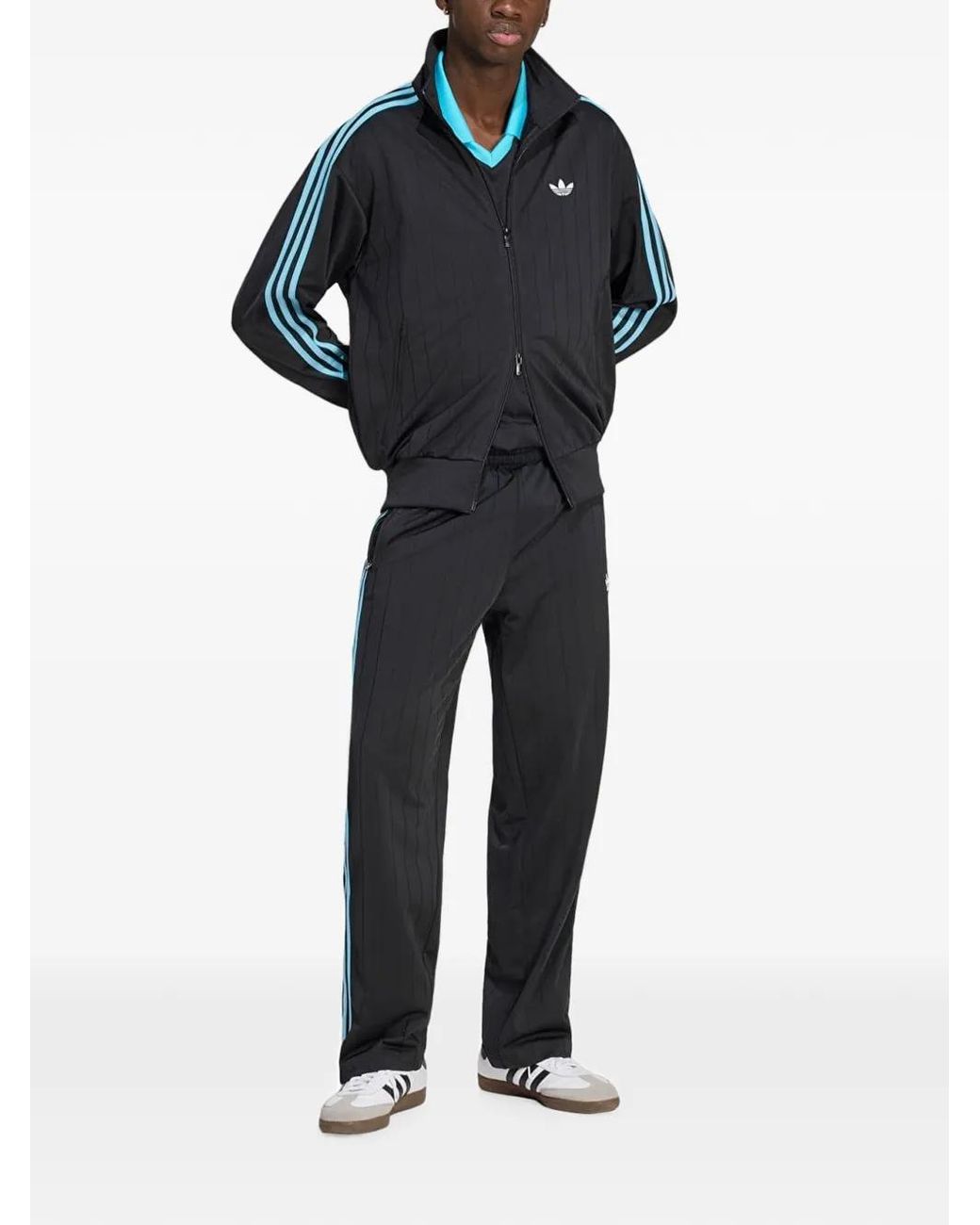 Adidas Blue Firebird Drop Needle Track Top for men