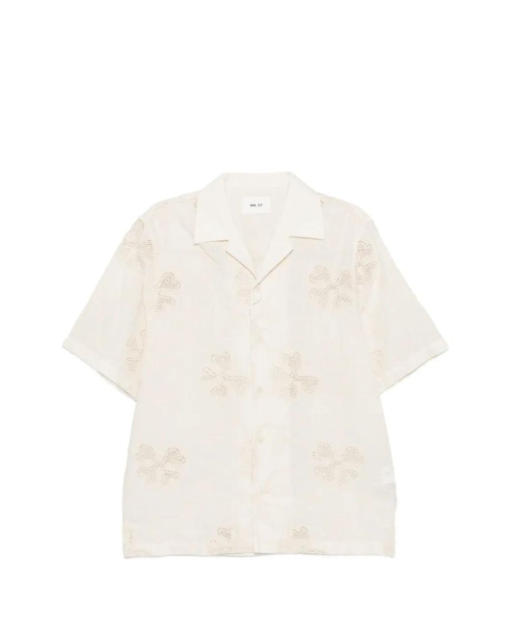 Chemise À Fleurs NN07 pour homme en coloris White