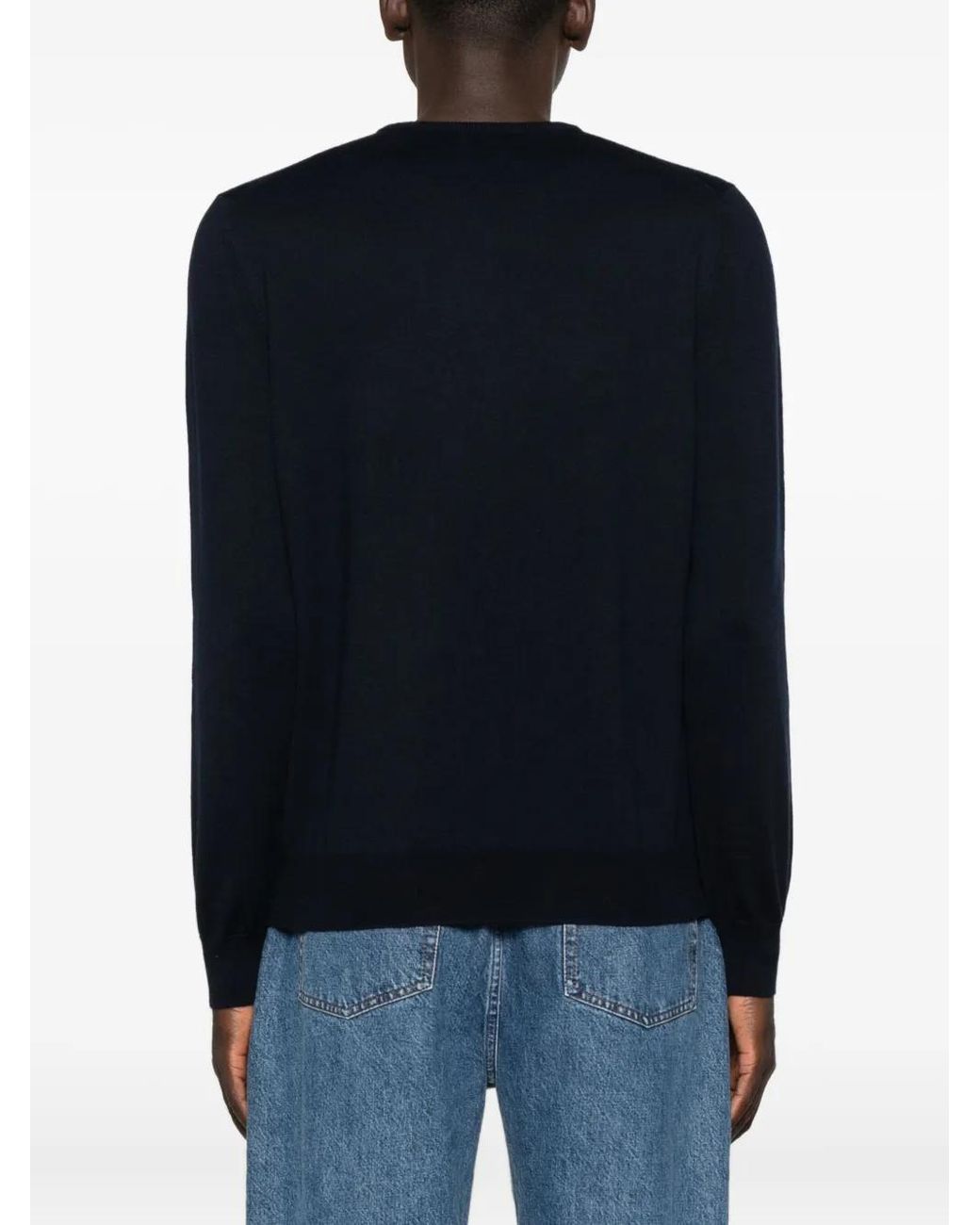 GIUUNO Pullover Mit Rundhalsausschnitt in Blue für Herren