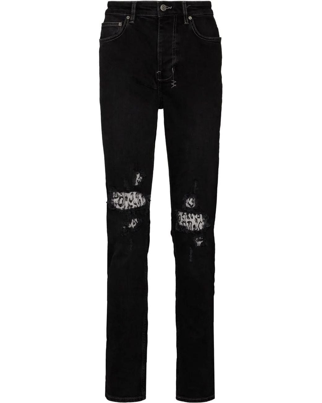 Ksubi Gerafelde Jeans in het Black voor heren