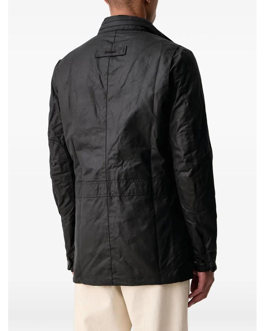 Barbour Black Corbridge Waxed Jacket for men