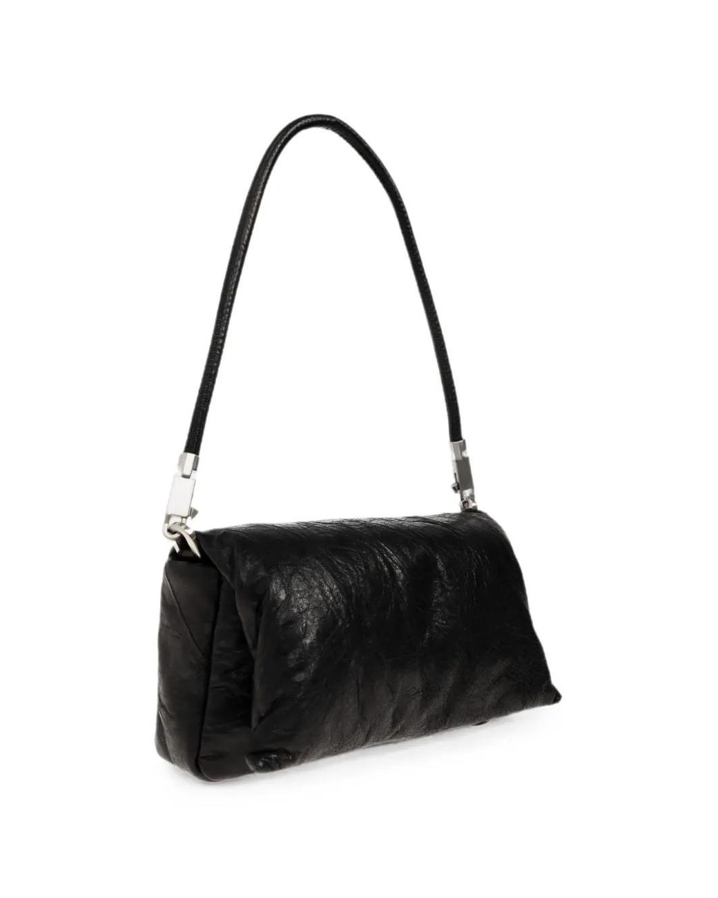 Rick Owens Black Tower Shoulder Pillow Griffin Bag