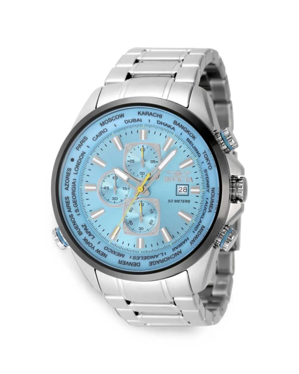 INVICTA WATCH Blue Pilot 50Mm Watch for men