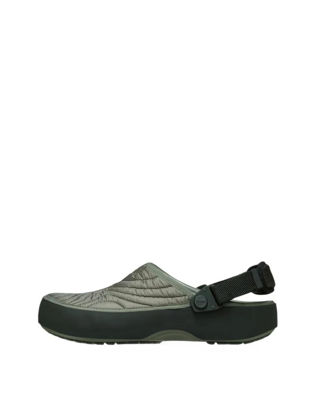 CROCSTM Green Classic Elevated Quilted Clogs for men