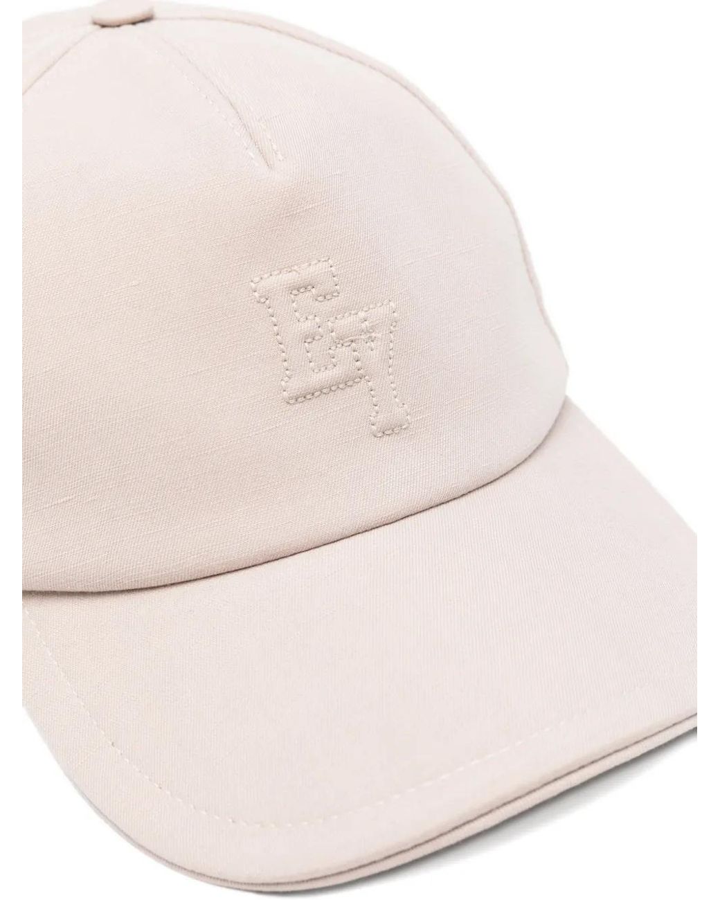 Eleventy Natural Logo Cap for men