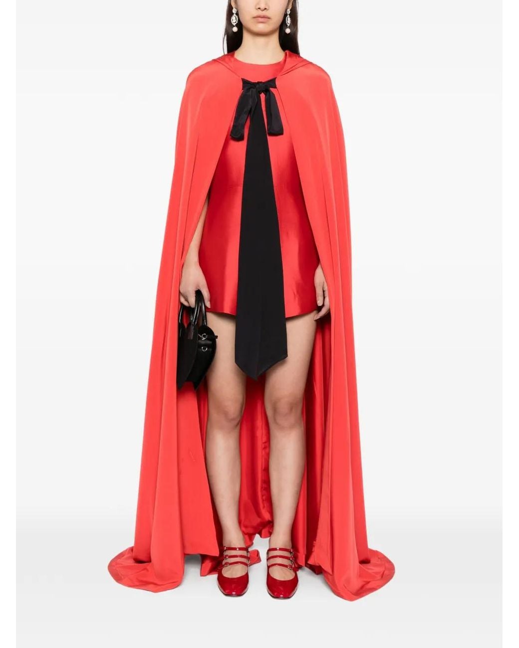 Macgraw Riding Cape in Red | Lyst