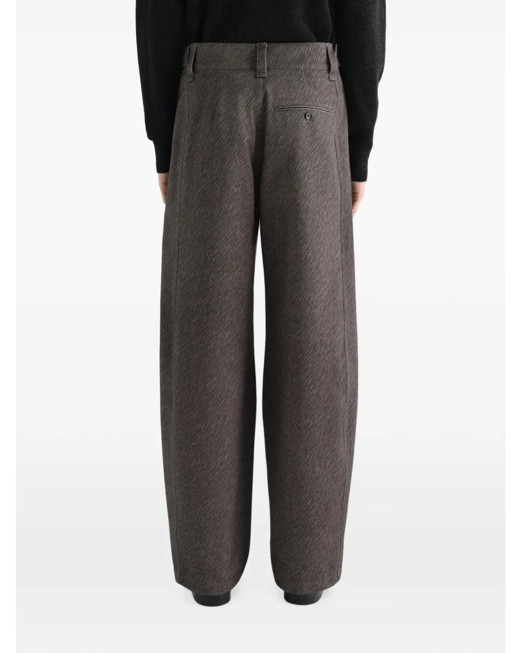 Lemaire Gray Maxi Pants for men