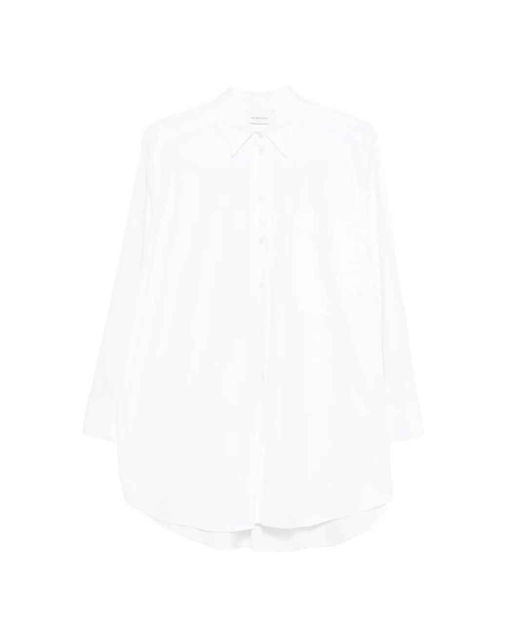 Andiata White Dakota Classic Collared Shirt
